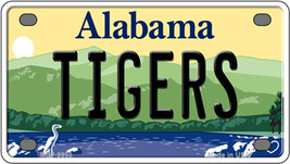 Tigers Alabama Novelty Mini Metal License Plate Tag - $14.95