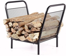 Firewood Rack,Firewood Rack Indoor,Wooden Firewood Rack,Fireplace Log Holder - £14.68 GBP