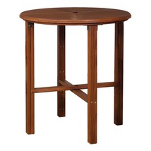 Bistro Table - Amish Red Cedar Outdoor Patio Furniture - £628.78 GBP