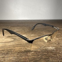 CARRERA CA6623 7A1 Black Men’s Half Rimless Eyeglass FRAMES ONLY 54-19-145 - $16.89