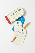 NEW Anthropologie Knock  Foodie Gift Tags Sweet and Savory 20 Tags - $208.05 MXN