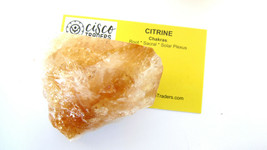 Large Citrine Point 70mm 5.2oz Financial Abundance Prosperity Solar Plex... - £9.42 GBP