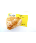 Large Citrine Point 70mm 5.2oz Financial Abundance Prosperity Solar Plex... - $17.12 CAD