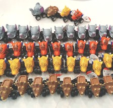 Lot 54  Pull Back Cars Dinosaur Tiger Leopard Elephant Party Favor Toy Cake Topp - £36.89 GBP