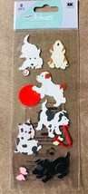 JOLEE&#39;S BOUTIQUE DIMENSIONAL STICKERS BRINGING HOME PUPPY 015586812763 NEW  - $3.91