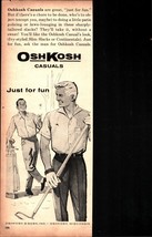 1960 men&#39;s Osh Kosh  casual clothing pants shirts vintage fashion ad d9 - $25.05