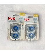 2 x Nuk Orthodontic Pacifier Silicone BPA Free 0-6 Month Blue Star/Moon ... - $54.25 CAD