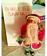 Vintage Hemp beard Santa Claus Figure LEE WARDS blue eyes custom Nature ... - €76,80 EUR