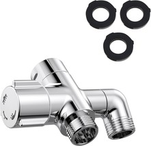 Solid Brass 3 Way Shower Arm Diverter Valve For Handheld Shower, Chrome ... - $35.97