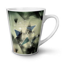 Triangle Print Pattern NEW White Tea Coffee Latte Mug 12 17 oz | Wellcoda - $16.99+