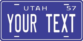 Utah 1957  License Plate Personalized Custom Auto Bike Motorcycle Moped  key tag - £9.01 GBP+