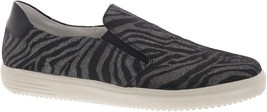 Remonte D1405-02 Celia 05 Black Leather Sneaker Slip on Casual Trainers ... - $28.99