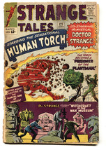 Strange Tales #121 1964-HUMAN TORCH-DR STRANGE-THING Fr - £26.44 GBP