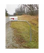 snowplow and vandal resistant mailbox post system - $149.00