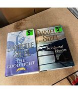 Lot of 2 Danielle Steel, The Good Fight and Accident Heroes Hardcover Book - $235.42 MXN