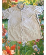 Gold Label Roundtree Yorke Button Down Non-iron Size 20 Big 100% Cotton SS - $267.52 MXN