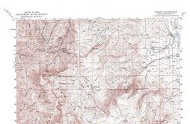 Varney Quadrangle Montana 1949 Topo Map USGS 15 Minute Topographic - $21.99