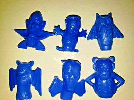 Vintage Boo Berry Count Chocula Frankenberry Pencil Toppers General Mills Blue - £13.56 GBP