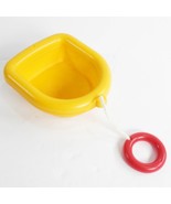 Vintage 1993 Playmobil 123 Yellow Fishing Boat &amp; Ring Float 6714 - $186.37 MXN