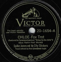 Spike Jones w/ Red Ingle &amp; Judy Manners 78 Chloe / Serenade To A Jerk SH2F - £5.46 GBP