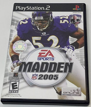 Madden NFL 2005 05 PS2 PlayStation 2 Authentic Complete Ray Lewis - £4.19 GBP