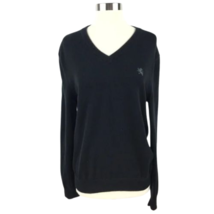 Express Sweater Women X-Small Black Knit 100% Cotton Pullover Long Sleev... - £17.37 GBP