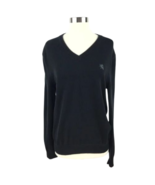 Express Sweater Women X-Small Black Knit 100% Cotton Pullover Long Sleev... - £17.41 GBP