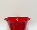 VENINI Vaso By Anni Trenta FATTO A MANO IN ITALIA Rossa Altezza 19 CM 11... - $495.89