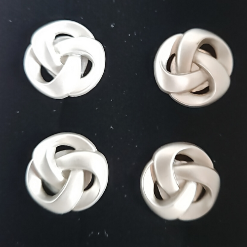  Magnetic Horse Show Number Pins Why Knot Silver Concho Set of 4 NEW - $24.99