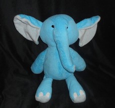 17&quot; Animal Adventure Sweet Sprouts Blue Baby Elephant Stuffed Animal Plush Toy - $26.60