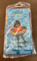 2004 Sand N Sun Aqua Leisure Inflatable Pool Float Kid&#39;s 20in Swim Ring NOS - $9.46