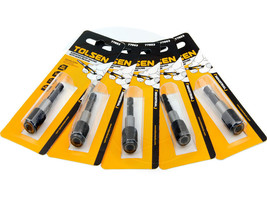 Pack of 5 Pieces 1/4 Hex Shank Drill Magnetic Screwdriver Bit Holder - £16.37 GBP