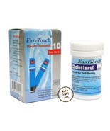 Easy Touch Test Strips For Cholesterol Level Check - 10 Test Strips - $733.02 MXN
