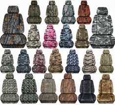 Front set car seat covers fits 1996-2022 Toyota RAV4  Camouflage - £66.69 GBP