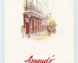 ARNAUD&#39;s Restaurant Menu Bienville French Quarter New Orleans Louisiana ... - £30.07 GBP