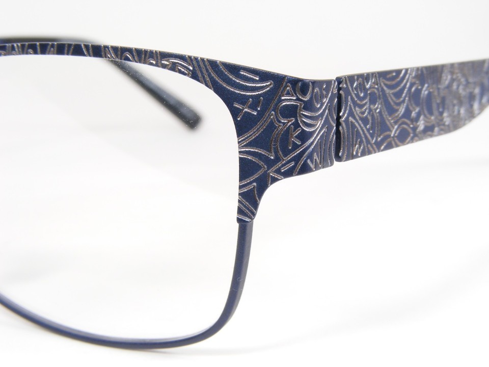 ChangeMe! 2268-2 8508-2 Blue UNIQUE RARE EYEGLASSES GLASSES 50-15-135mm Germany Item image 4