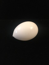 Vintage early 1900s white glass Darning Egg / nesting egg