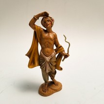 Fontanini Nativity Figure Depose Italy Man Figurine 1983 Vintage Malachi Whip - £11.94 GBP