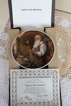 Knowles 1984 Rockwell Classic Collector Plate - Santa in his Workshop - COA  Box - £6.41 GBP