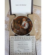 Knowles 1984 Rockwell Classic Collector Plate - Santa in his Workshop - ... - $8.00