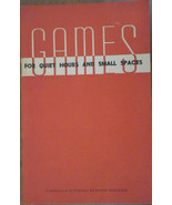  1958 Vintage  Games For Quiet Hours And Small Places Paperback Booklet - €5,15 EUR