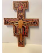 San Damiano Wood 10&#39; Crucifix, New #AB-136 - $365.15 MXN