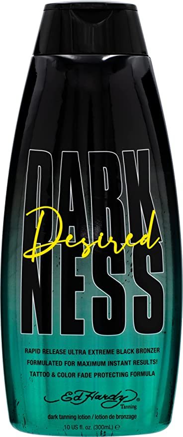 Ed Hardy Tanning Desired Darkness Dark Tanning Lotion – Rapid Release Ultra Extr - $27.99