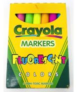 Crayola Fluorescent Markers Vintage - $372.62 MXN