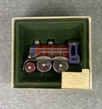 Hallmark Christmas Ornament 1984 Tin Locomotive - £22.41 GBP