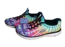 New SKECHERS Summits Tie-Dye Sneakers - 6 1/2 M - With Tags -Washable  - £39.81 GBP