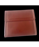 Samsonite Leather Portfolio Legal Pad Folio Burgundy Red Attache Briefba... - $936.16 MXN