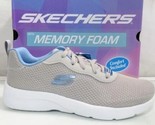 Women&#39;s Skechers Dynamight 2.0 Power Plunge Lace Up Sneakers Grey Blue S... - £37.37 GBP