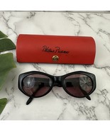 Paloma Picasso Metzler Women Vintage Eye Sun Glasses Black Gold 8810 290... - €33,97 EUR