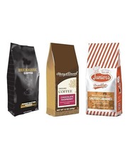 Flavor Blast Coffee Bundle Medium Roast - Brickhouse, Harry &amp; David and Juniors - £18.06 GBP